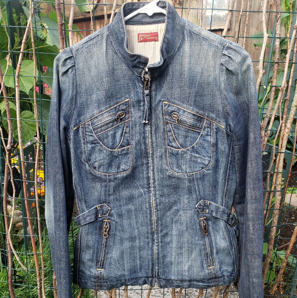 Citizens of humanity front zip Jean Jacket